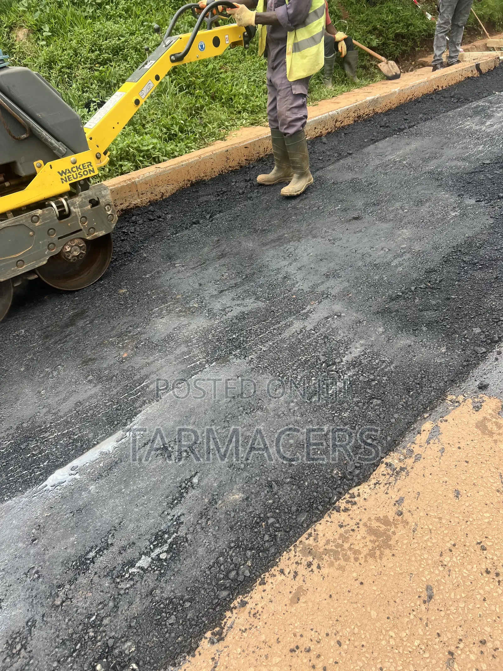 Road Tarmacing in Jinja