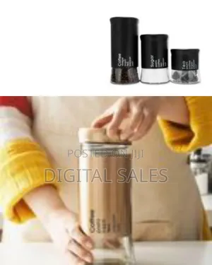 Big Multifunction Creative Food Glass Jars With Lids for Kitchen -