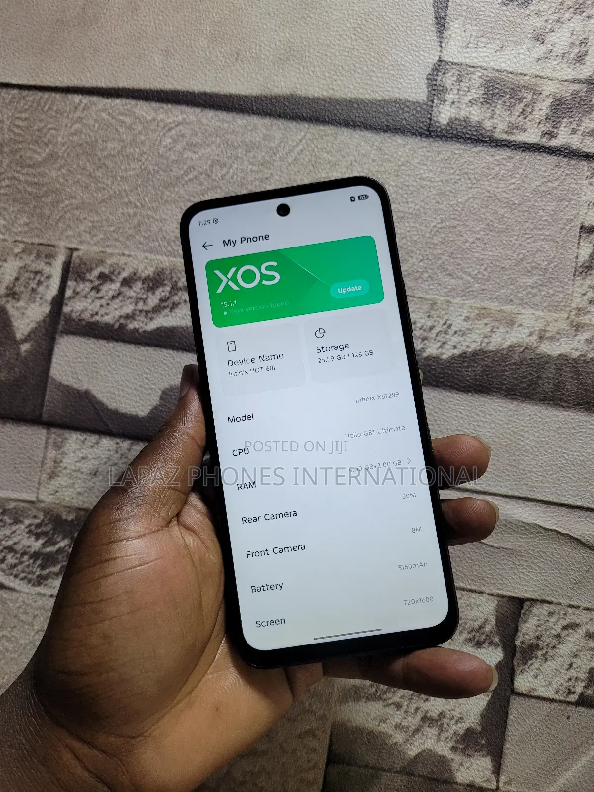 Infinix Hot 60i 128 GB Black