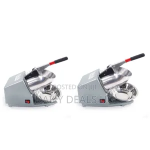Electric Ice Crusher, Shave Chopper Machine, Silver