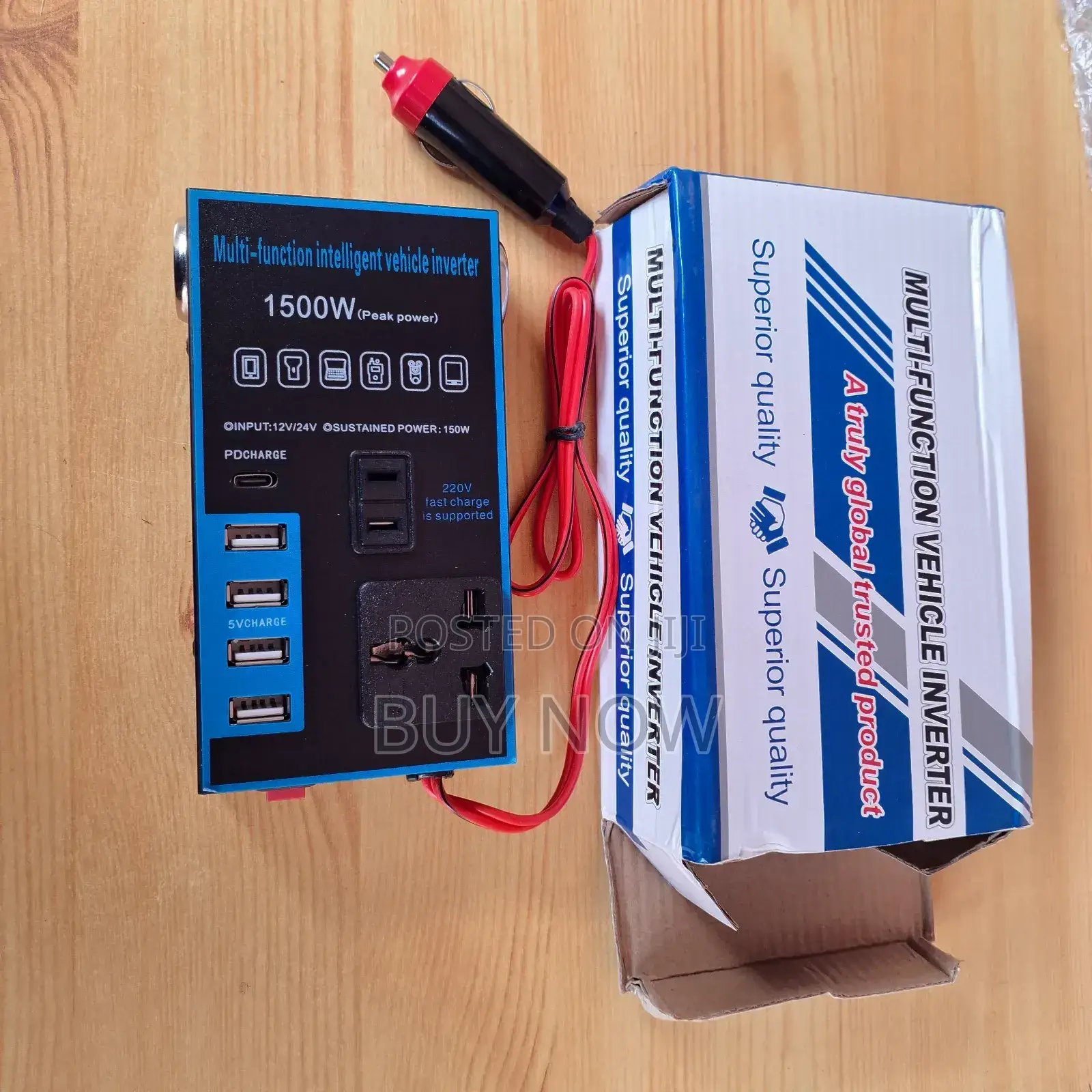 200w Power Car Inverter Charger