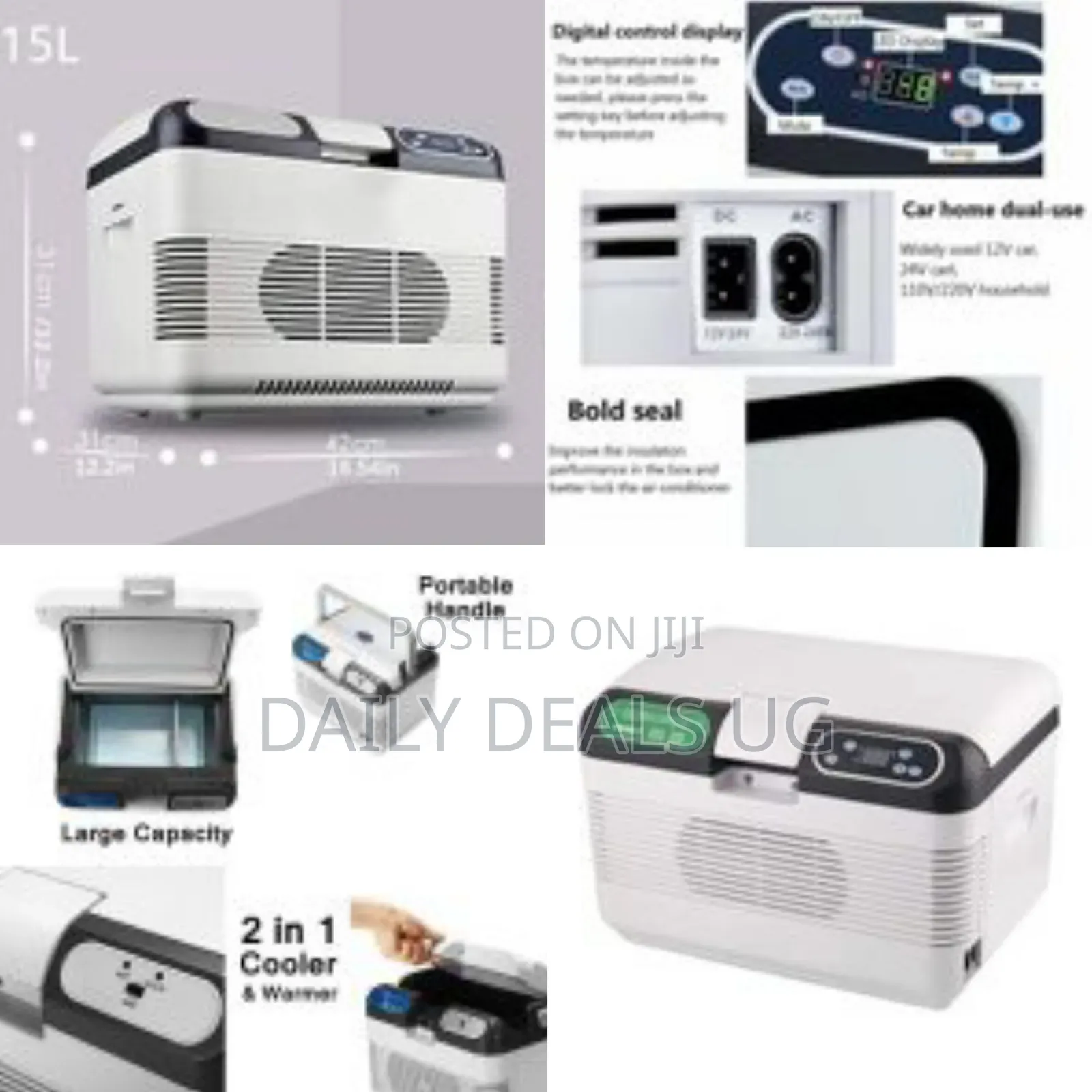 12l Portable Mini Car Refrigerator Freezer Mini Fridge, Dual-Use