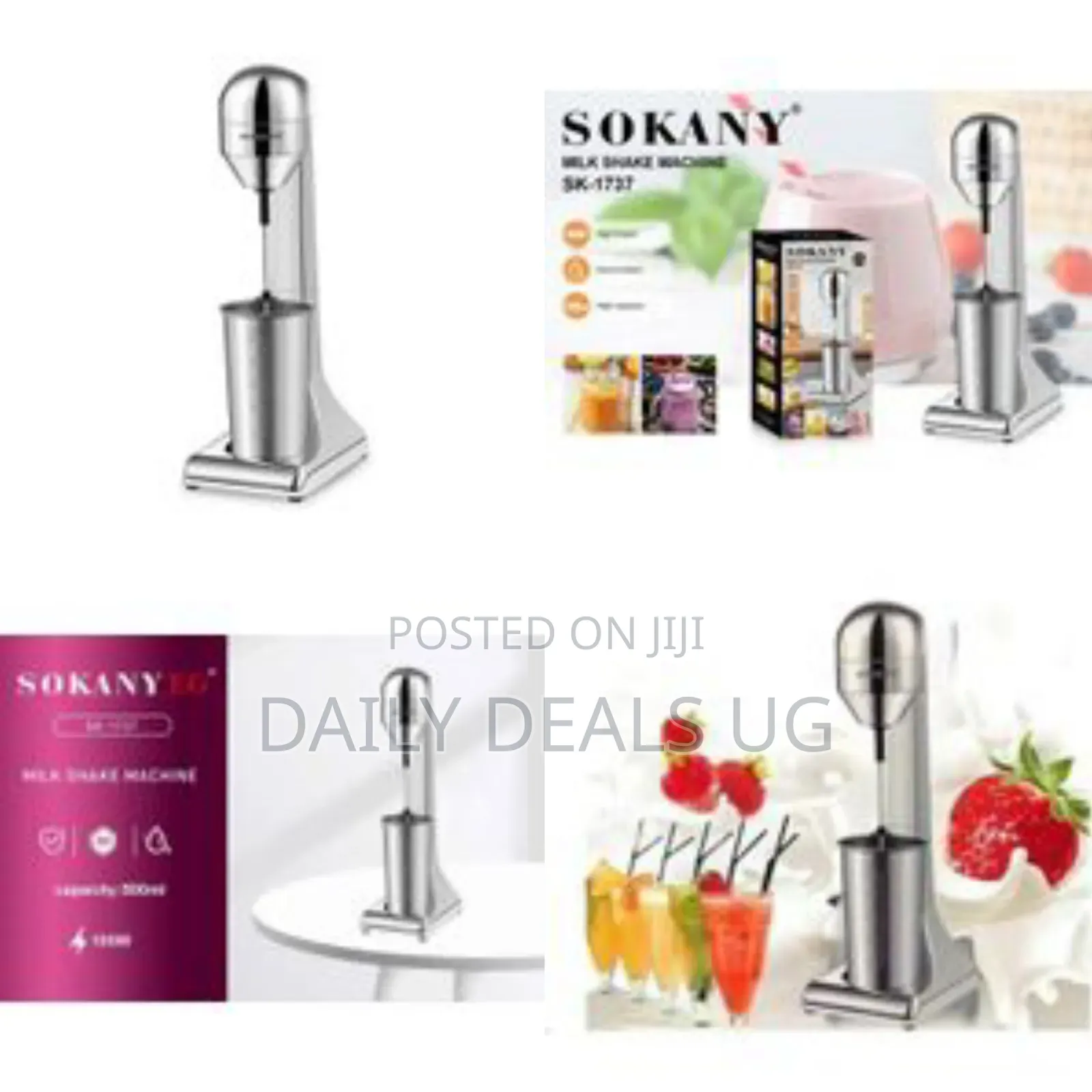 Sokany Commercial Milkshake Maker Machine Stainless Steel Drink Mixer