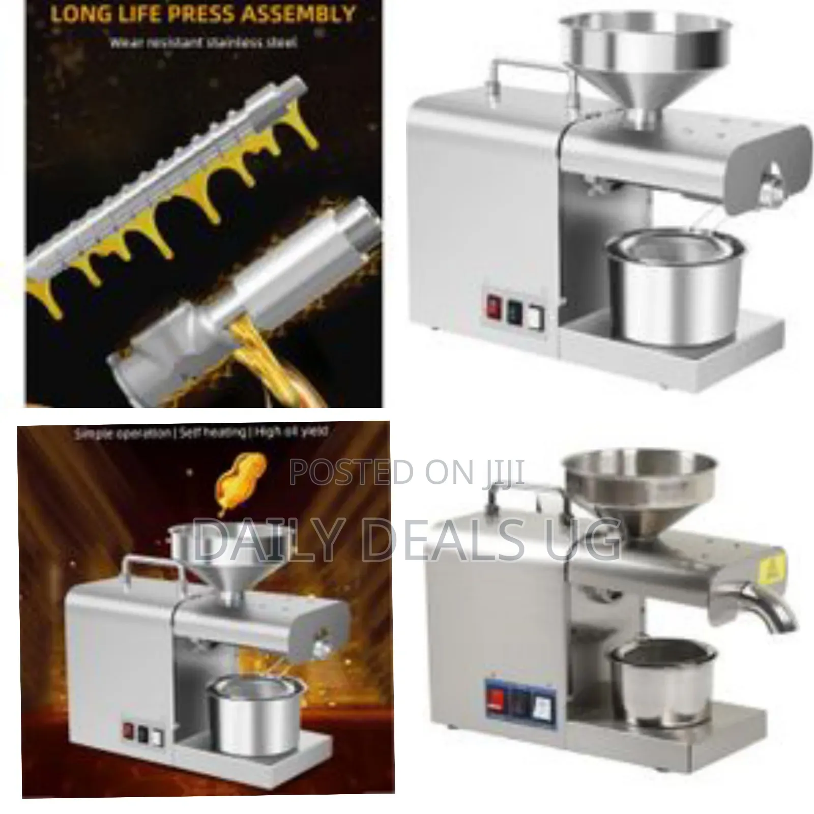 Edible Oil Press Machine Full Automatic Oil Extractor