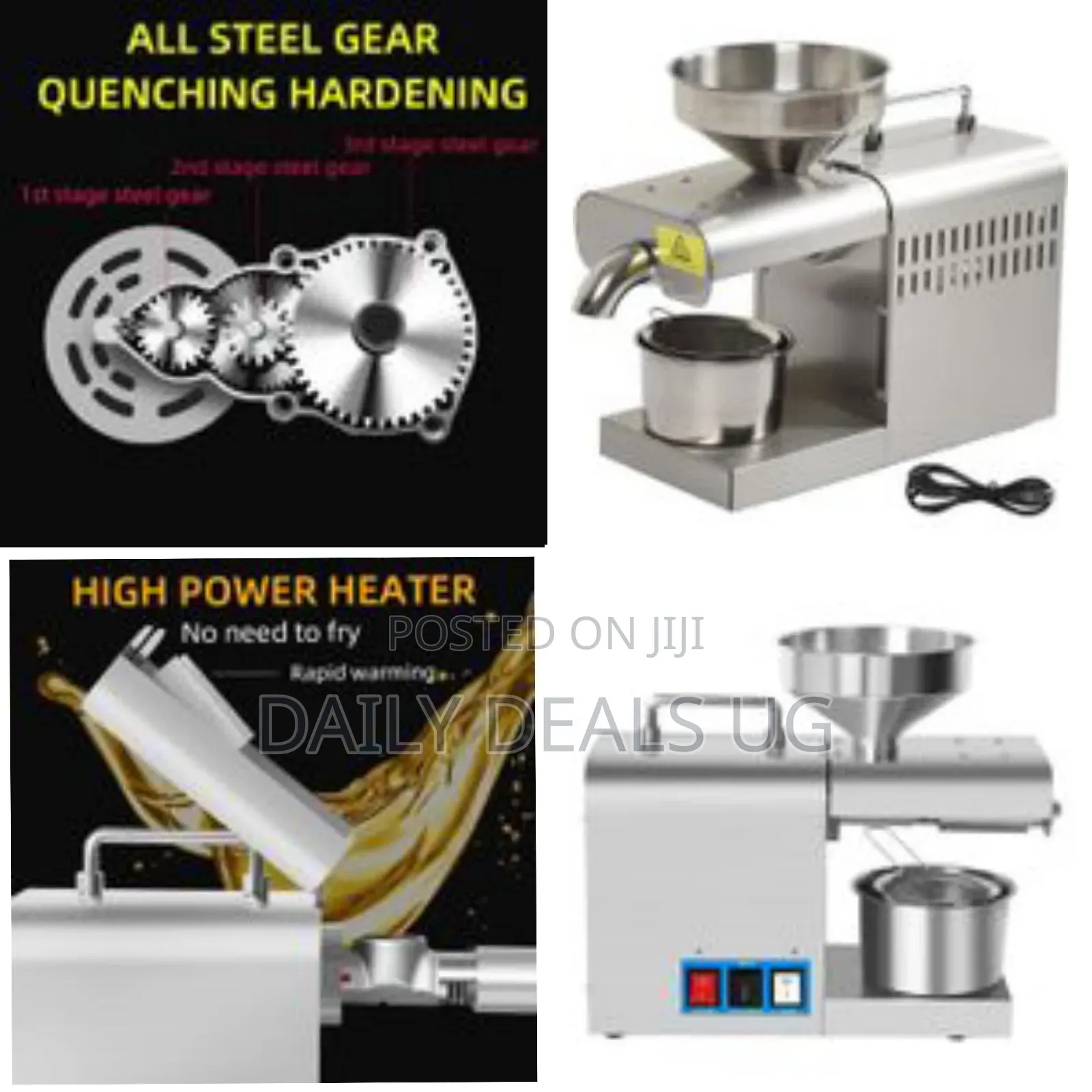 Edible Oil Press Machine Full Automatic Oil Extractor