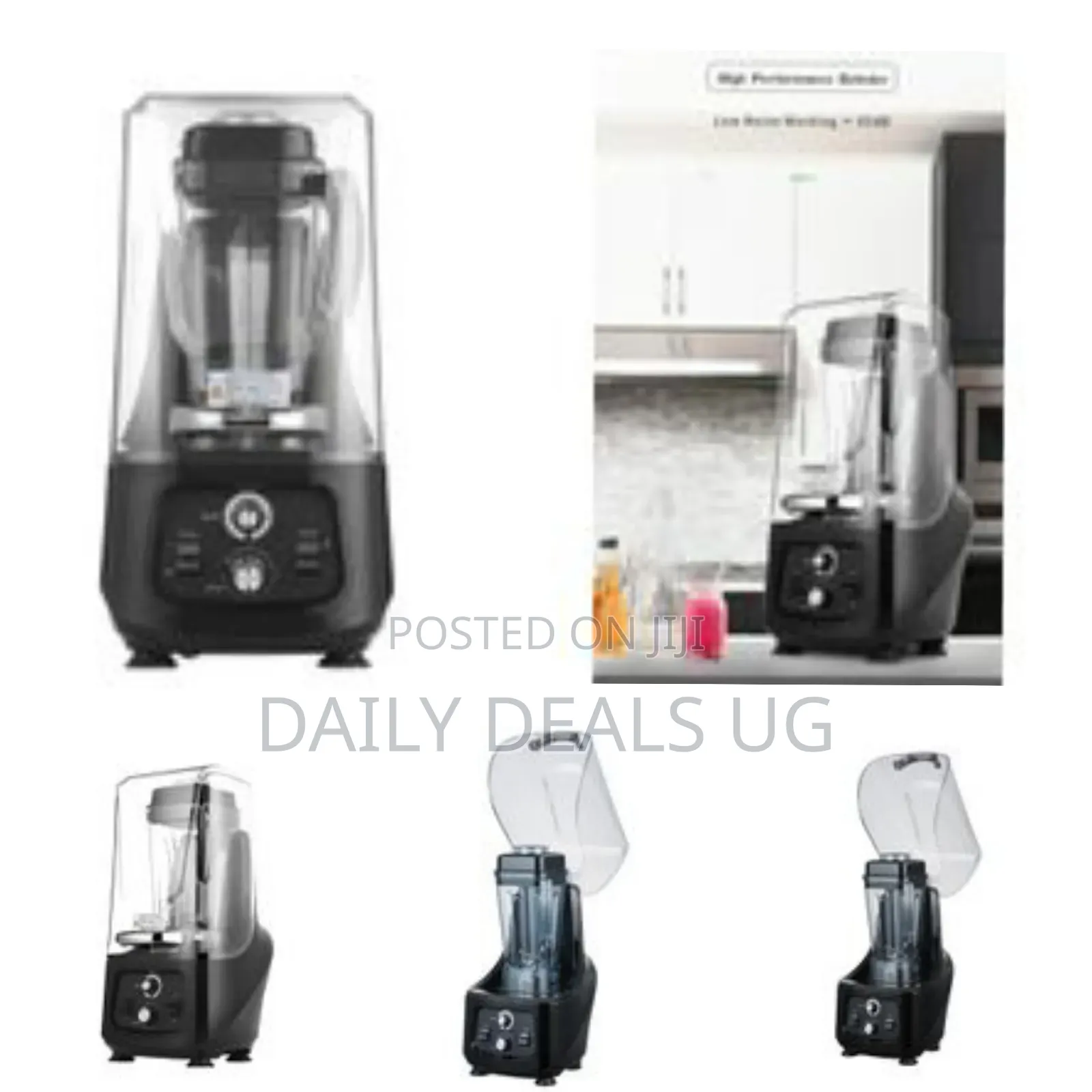 Commercial Ice Crusher Sound Proof Smoothie Blender Juicer