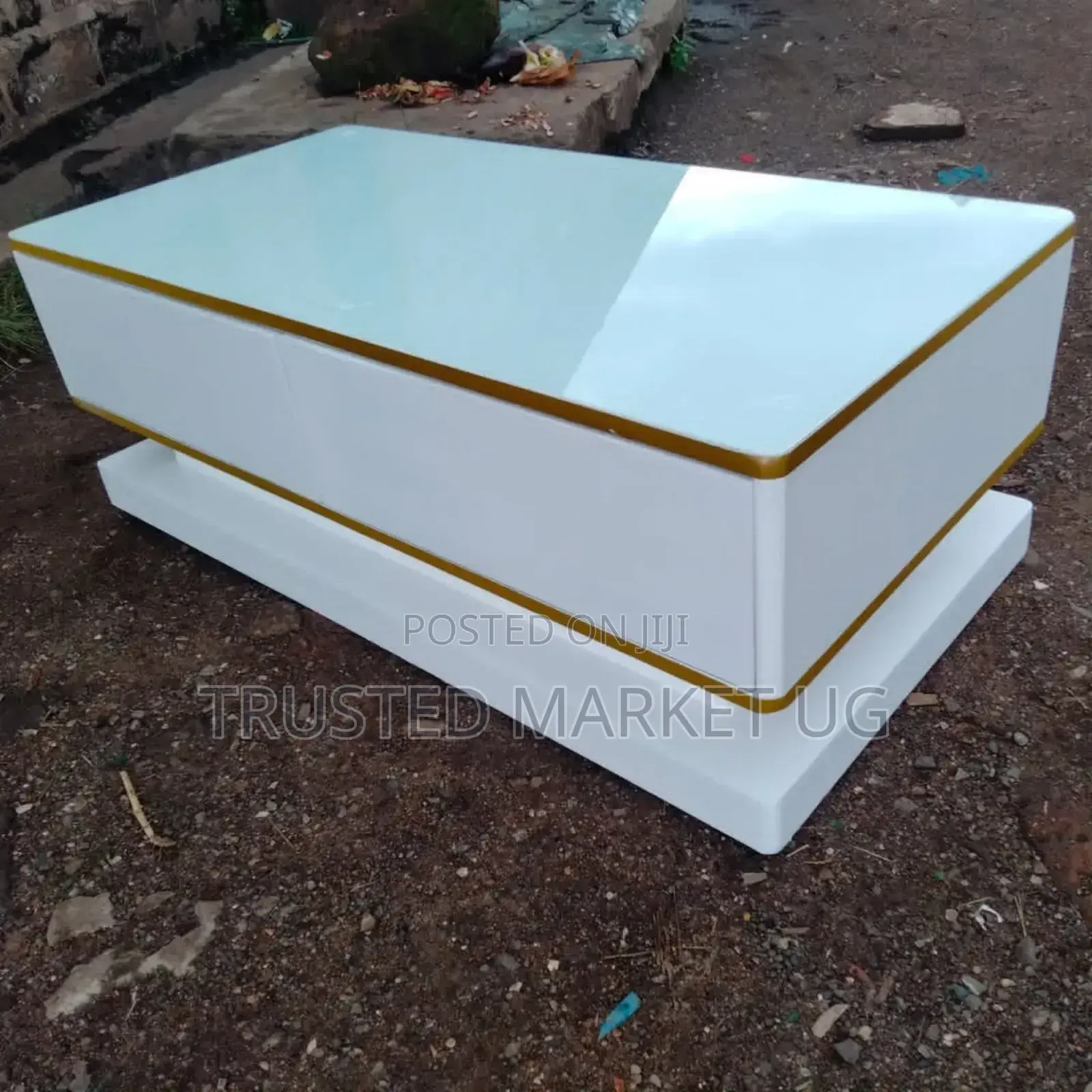 Centre Tables/White Stylish Center Table/Center Tables/Centre/Table