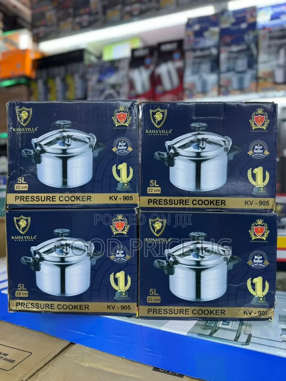 Kaisa Silver Pressure Cooker 5l