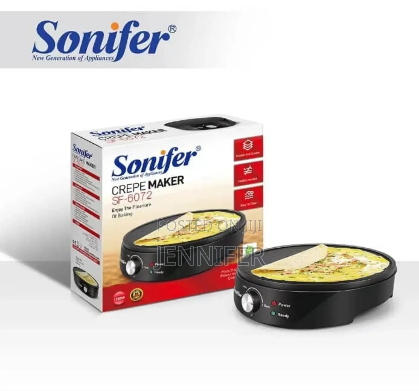 Sonifer Crepe Maker, Model Sf-6072.