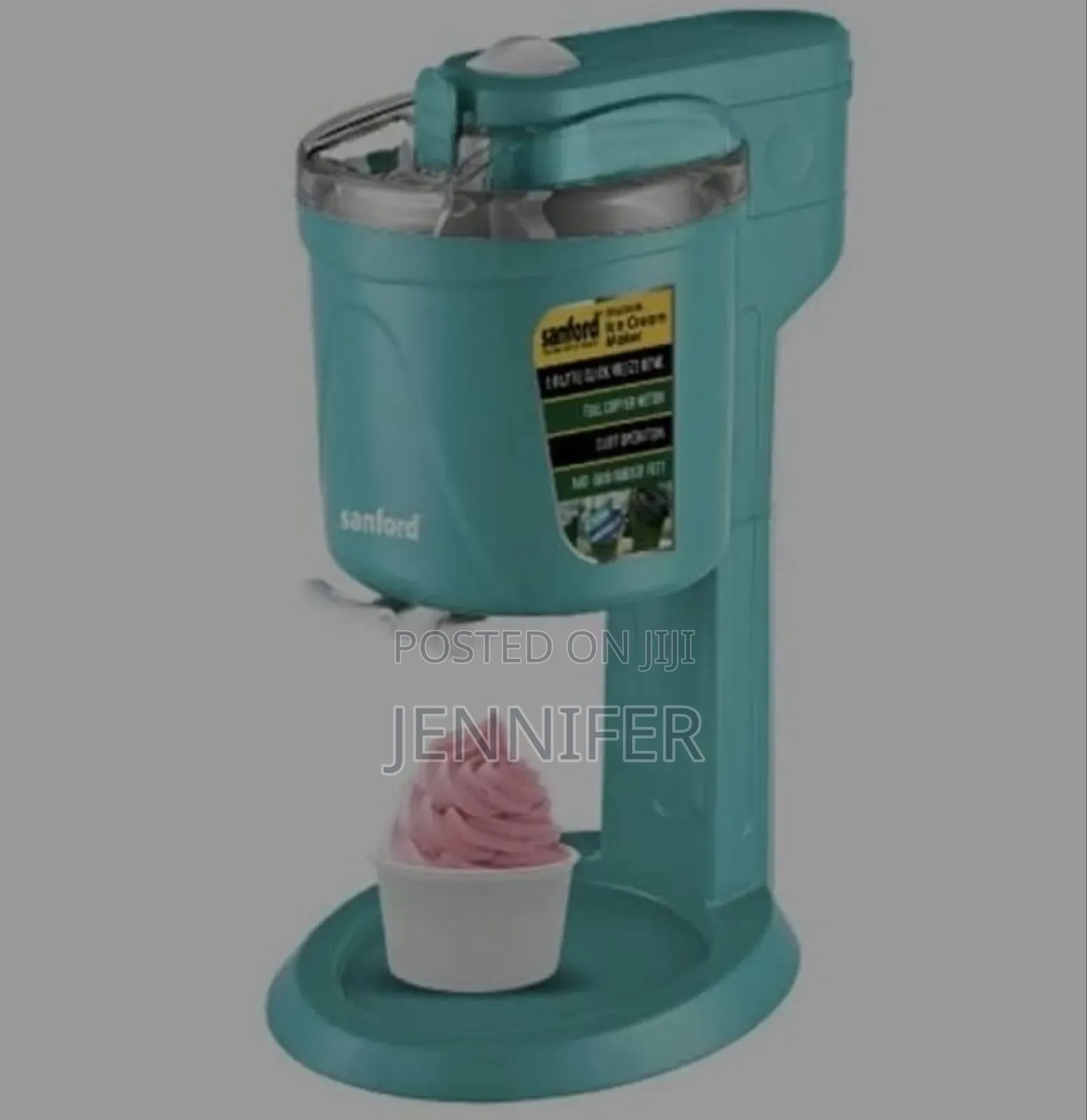Sanford Ice Cream Maker, 1000ml Bowl, 15w,