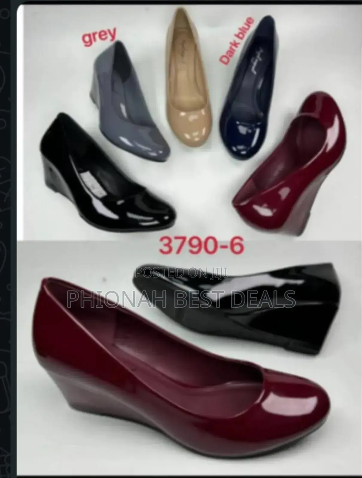 Low Wedge Closed Shoes