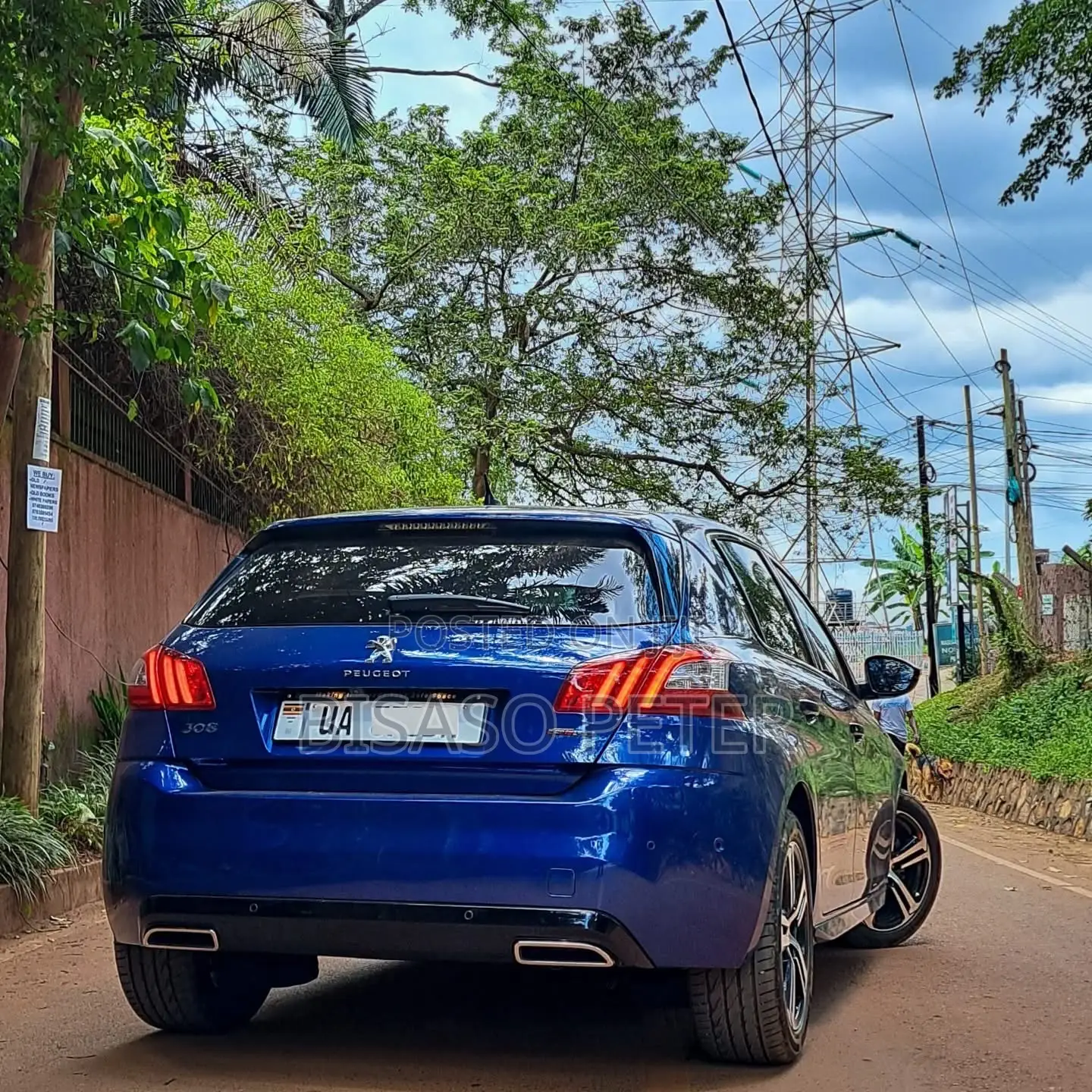 Peugeot 308 2016 Blue