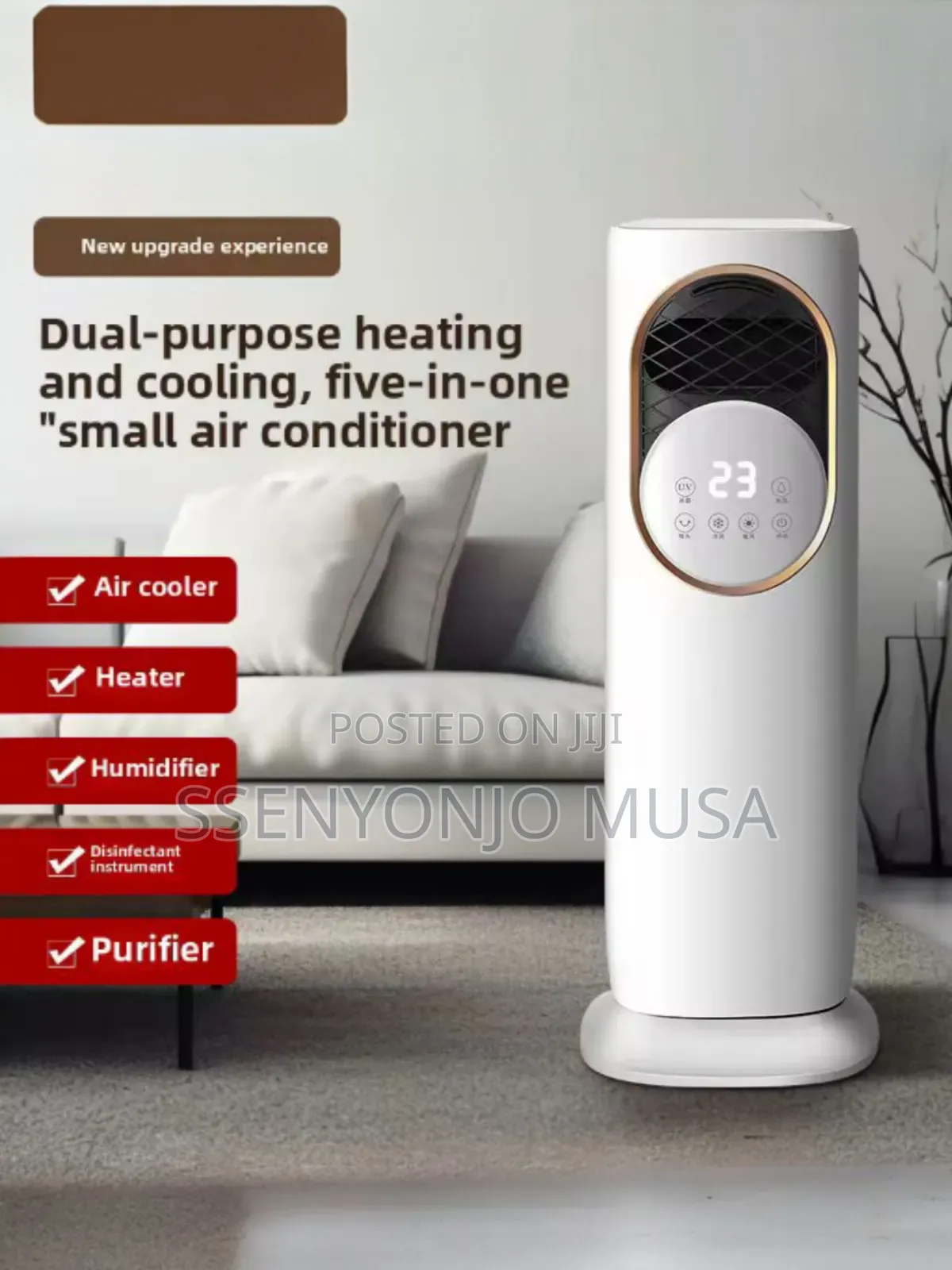 5a Dual-Use Air Conditioner Fan – Quiet Ice Crystal Air Cooler