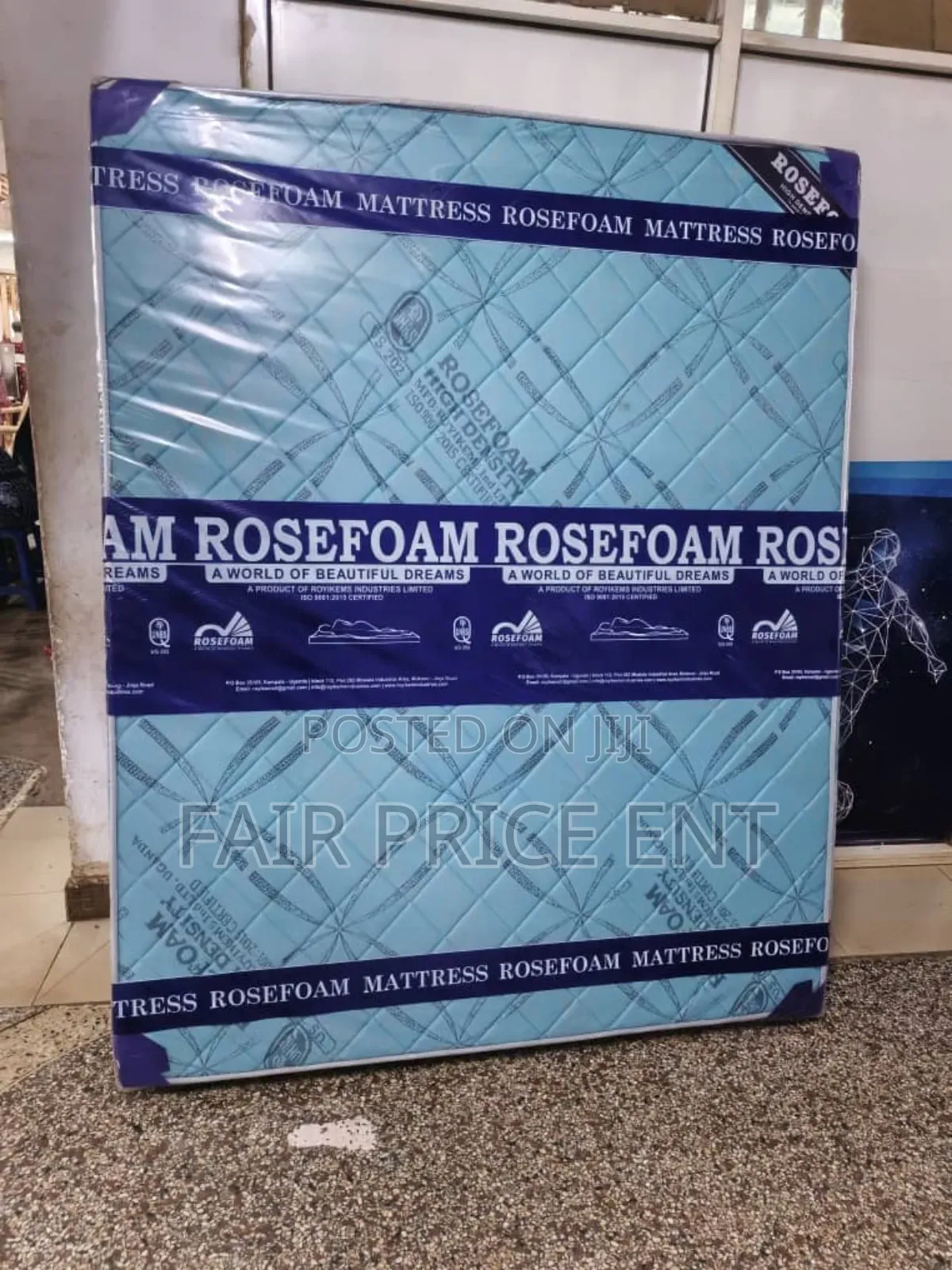 Rose Foam Premium High Density Smart. 5*6*6inches.( Blue)