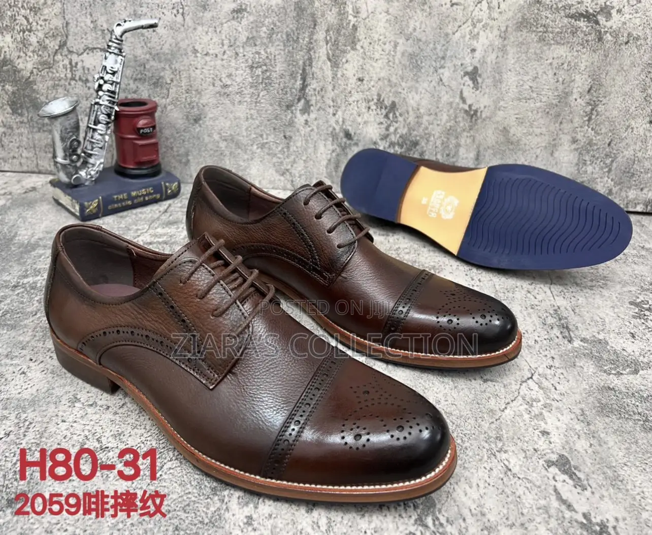 Franco Banneti Oxford Mens Leather Shoes