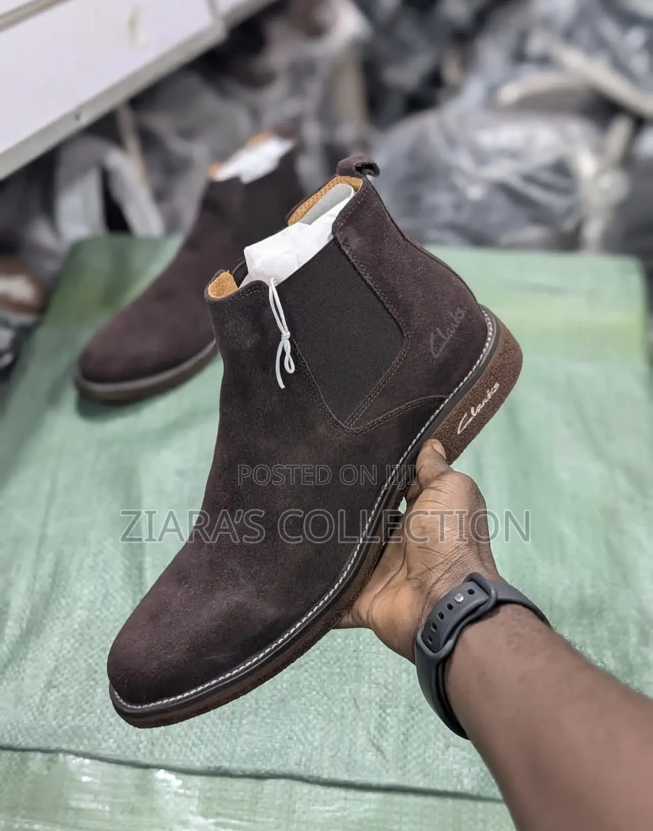 Suede Rubber Sole Clark’S Boots