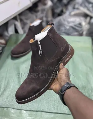 Suede Rubber Sole Clark’S Boots