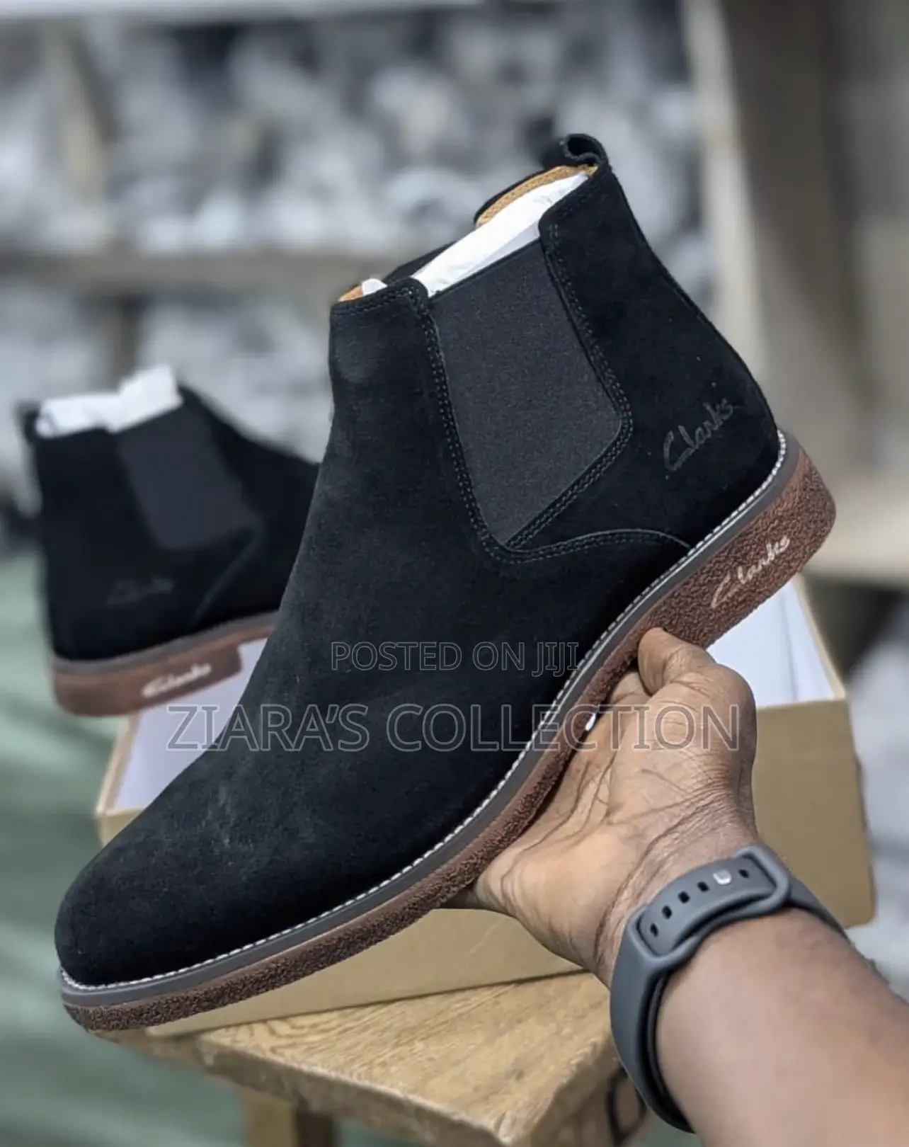 Suede Rubber Sole Clark’S Boots