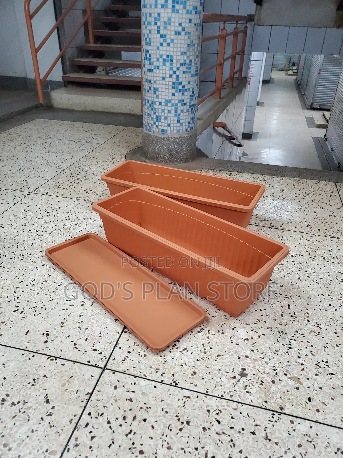 Plant Indoor/Outdoor Rectangular Plastic Flower Pots