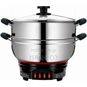 26cm Electric Multi-Function Stainless Steel 2-Tier Food Steamer