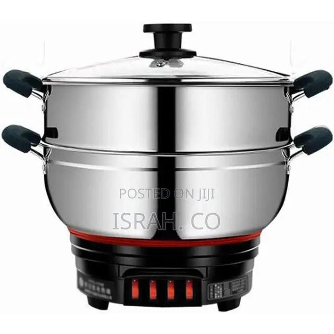 26cm Electric Multi-Function Stainless Steel 2-Tier Food Steamer