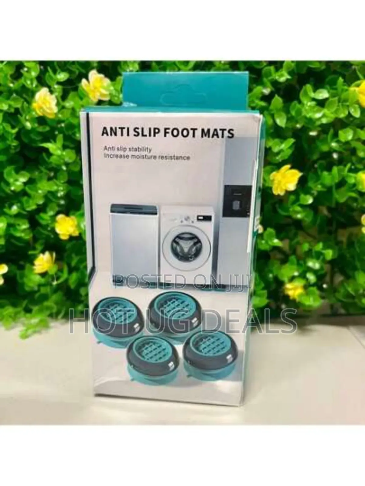 Shock Pads For Fridge, Washing Machine, Closets, - Grey,
