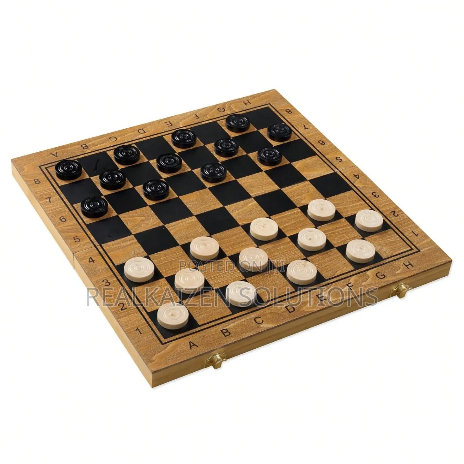 Zoocen 3-in-1 Wooden Chess| Checkers| Backgammon| Board Game