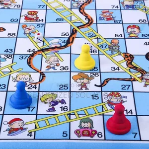 Giant Snakes and Ladders Game Play Mat 92x70cm