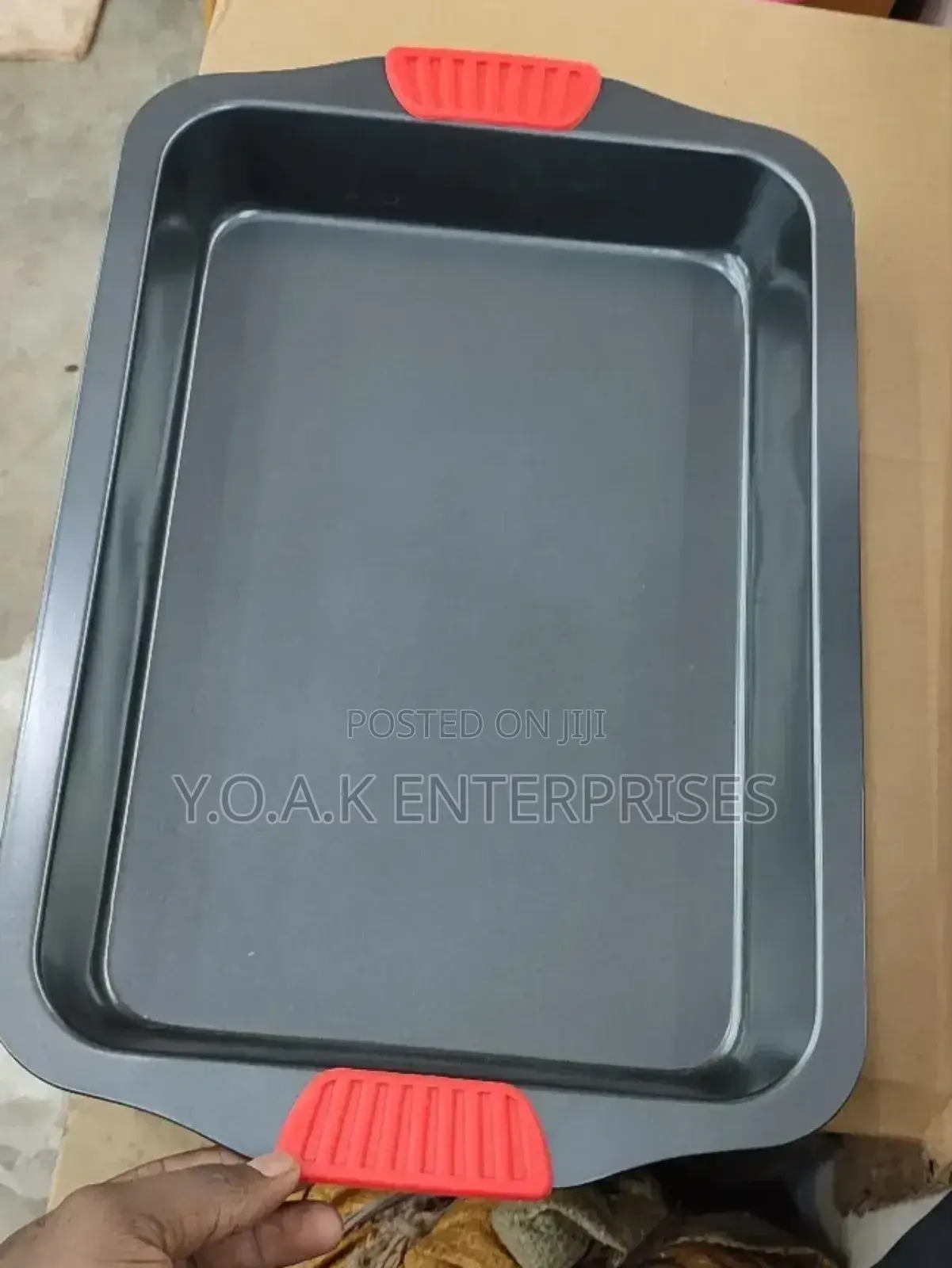 Nonstick Baking Tray With Silicone Handles