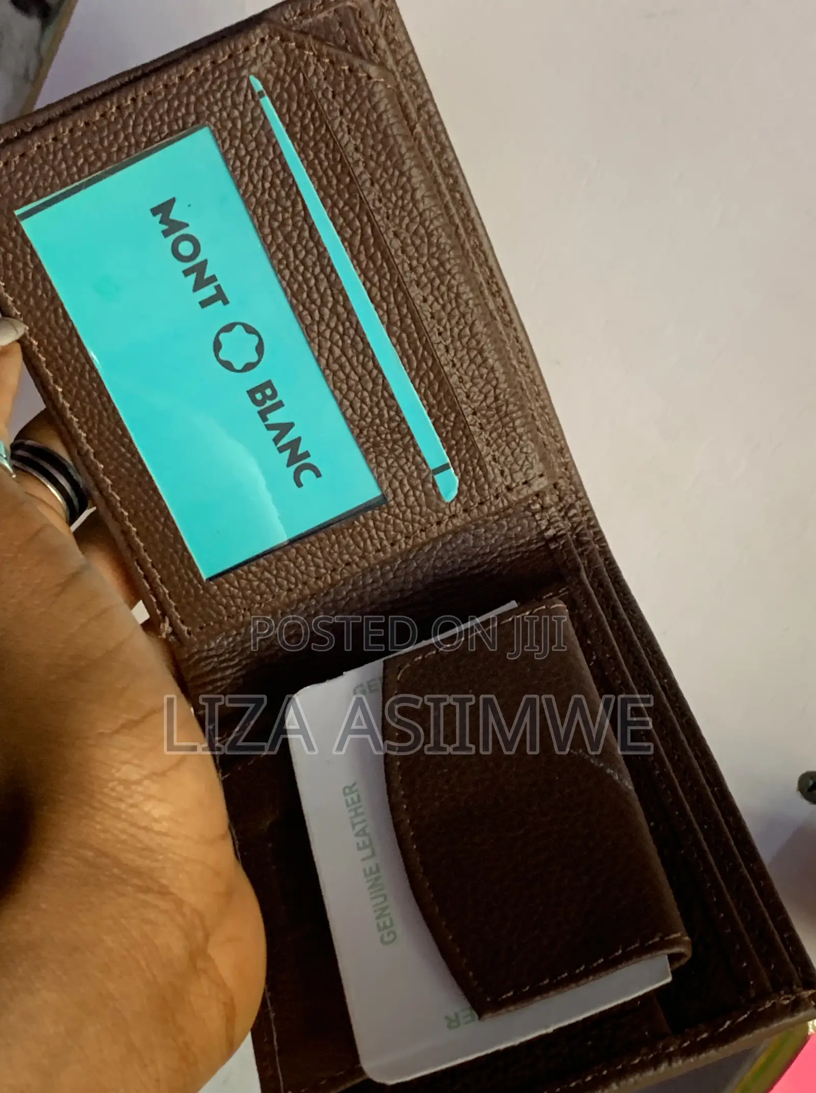 Montblanc Men's Brown Leather Wallet