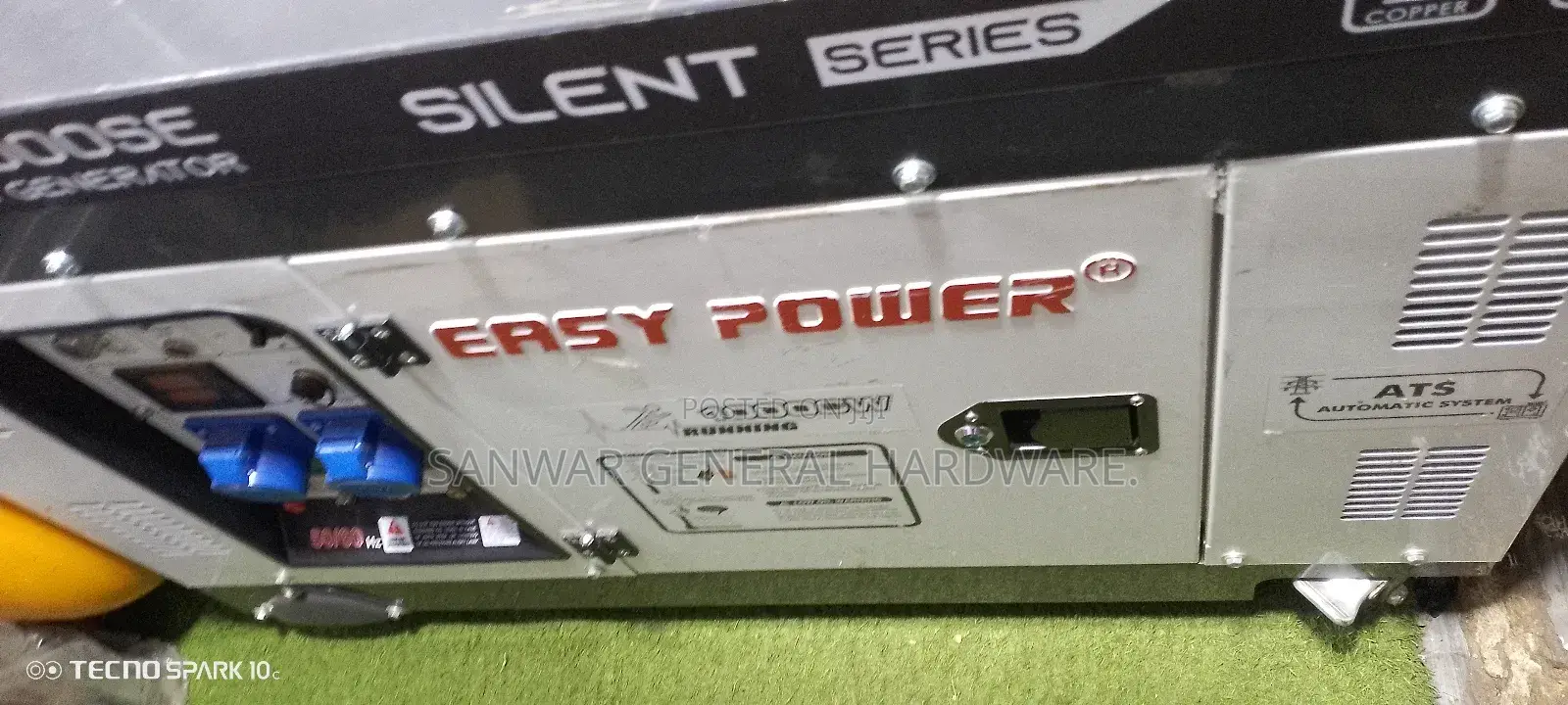 10kva-Diesel Silent Generator(Easy Power) Remote, Button Key Starter.