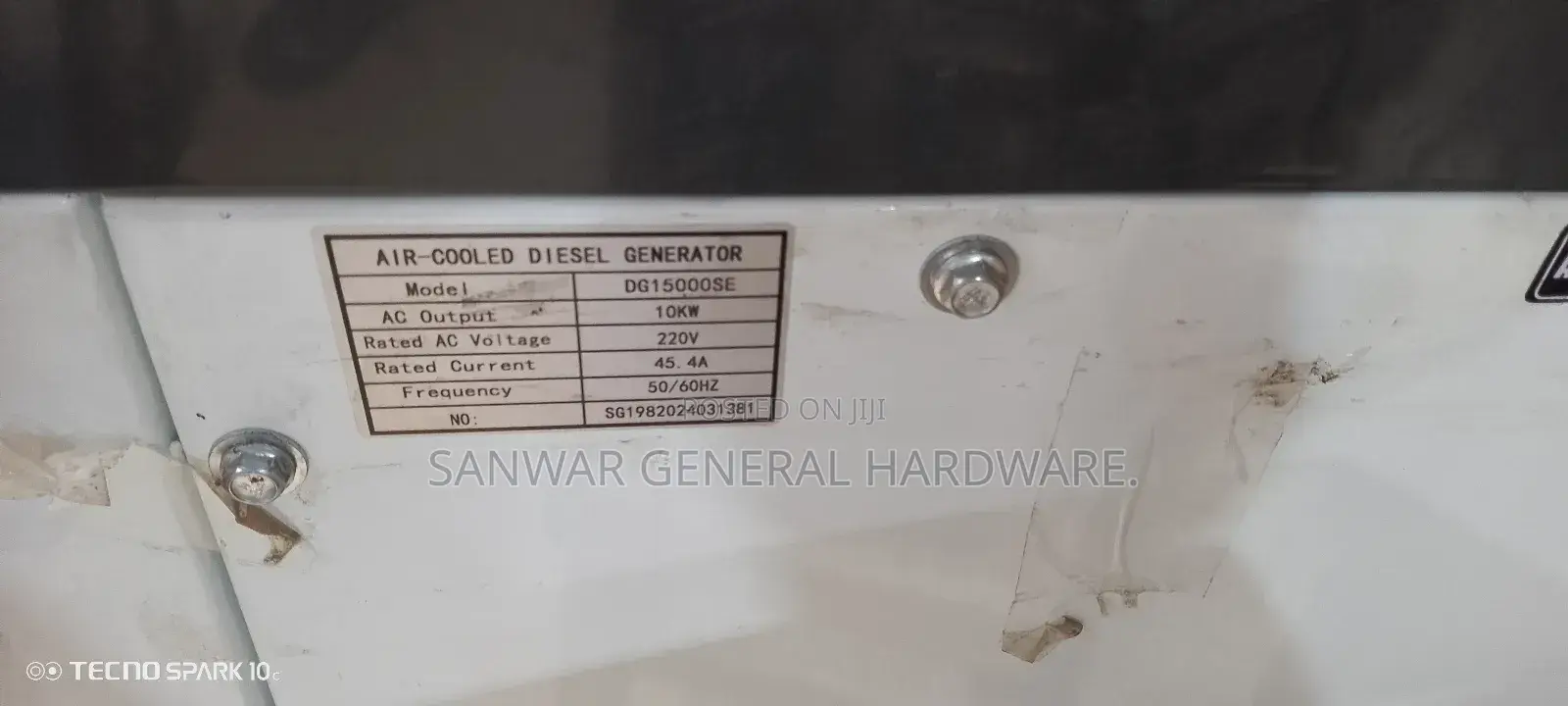 10kva-Diesel Silent Generator(Easy Power) Remote, Button Key Starter.
