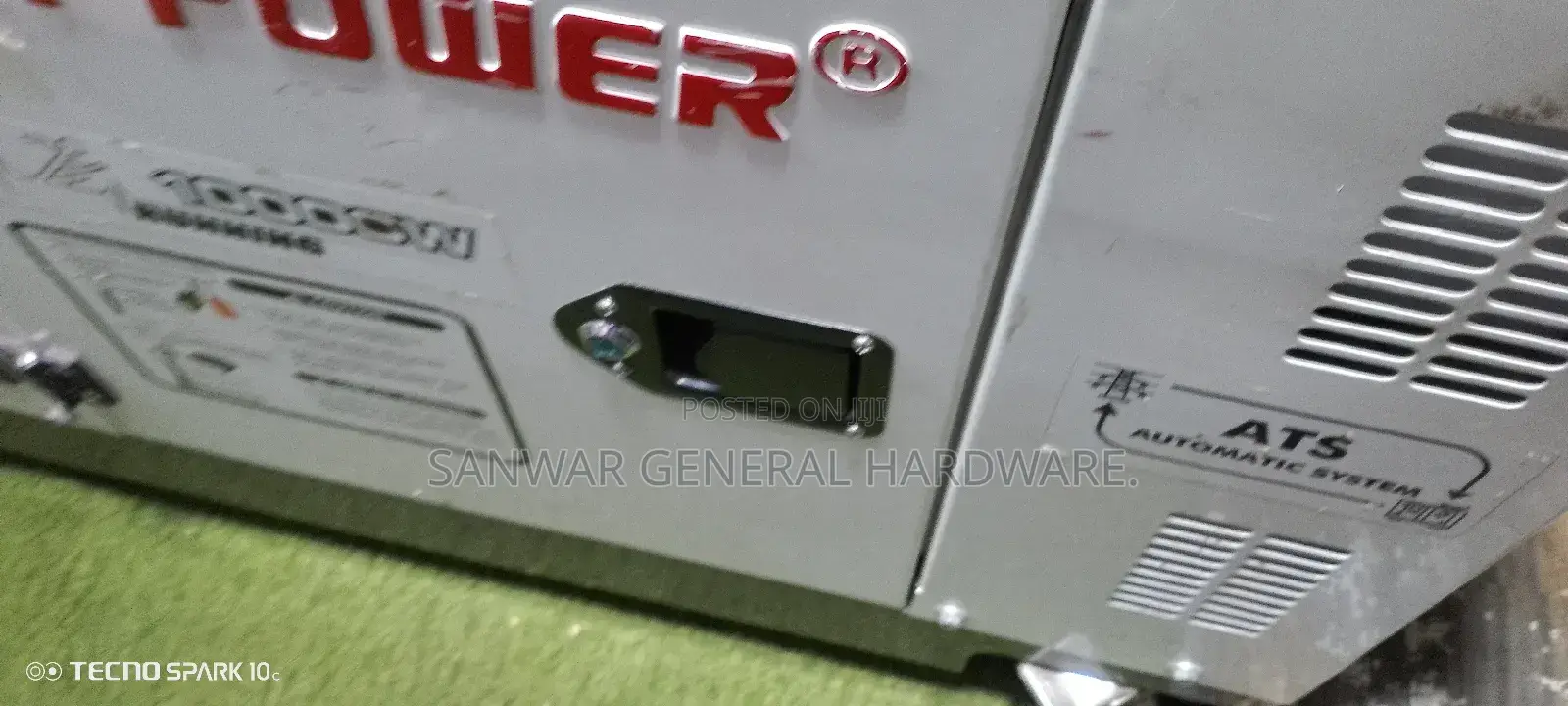 10kva-Diesel Silent Generator(Easy Power) Remote, Button Key Starter.
