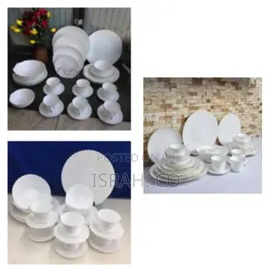 Plain White Dinner Set 26pcs