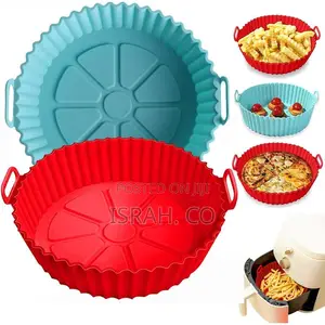 2 Pack of Air Fryer Silicone Liners Basket for 3-5 Qt Airfryer