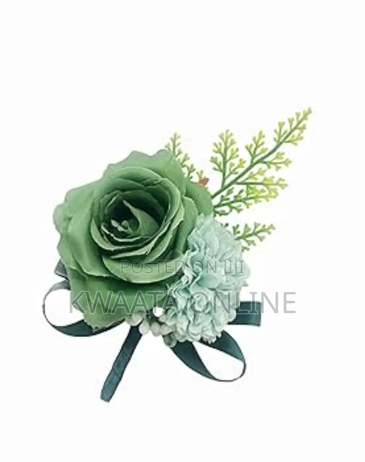 Artificial Wrist Flower Rose Bride Grooms Wedding Hand Flower Decor