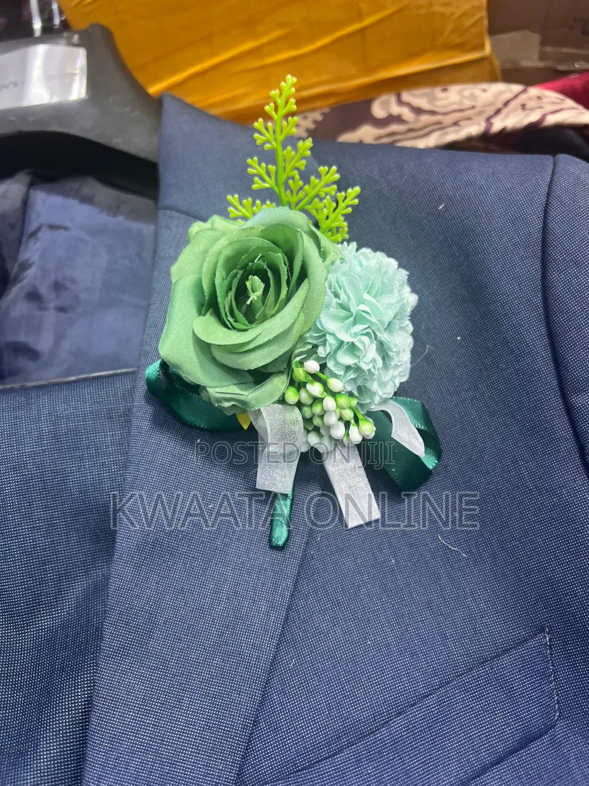 Artificial Wrist Flower Rose Bride Grooms Wedding Hand Flower Decor