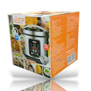 DSP 5.0l Multifunctional Rice Cooker – 12 Programs, 700w, Stainless.