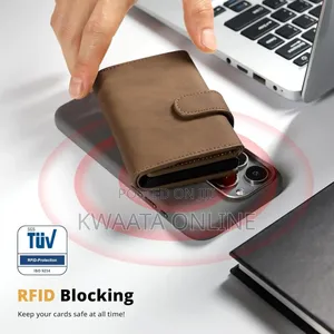 Mens Wallet, Slim Pop Up Card Holder Smart Card Cases With Coin Pocket
