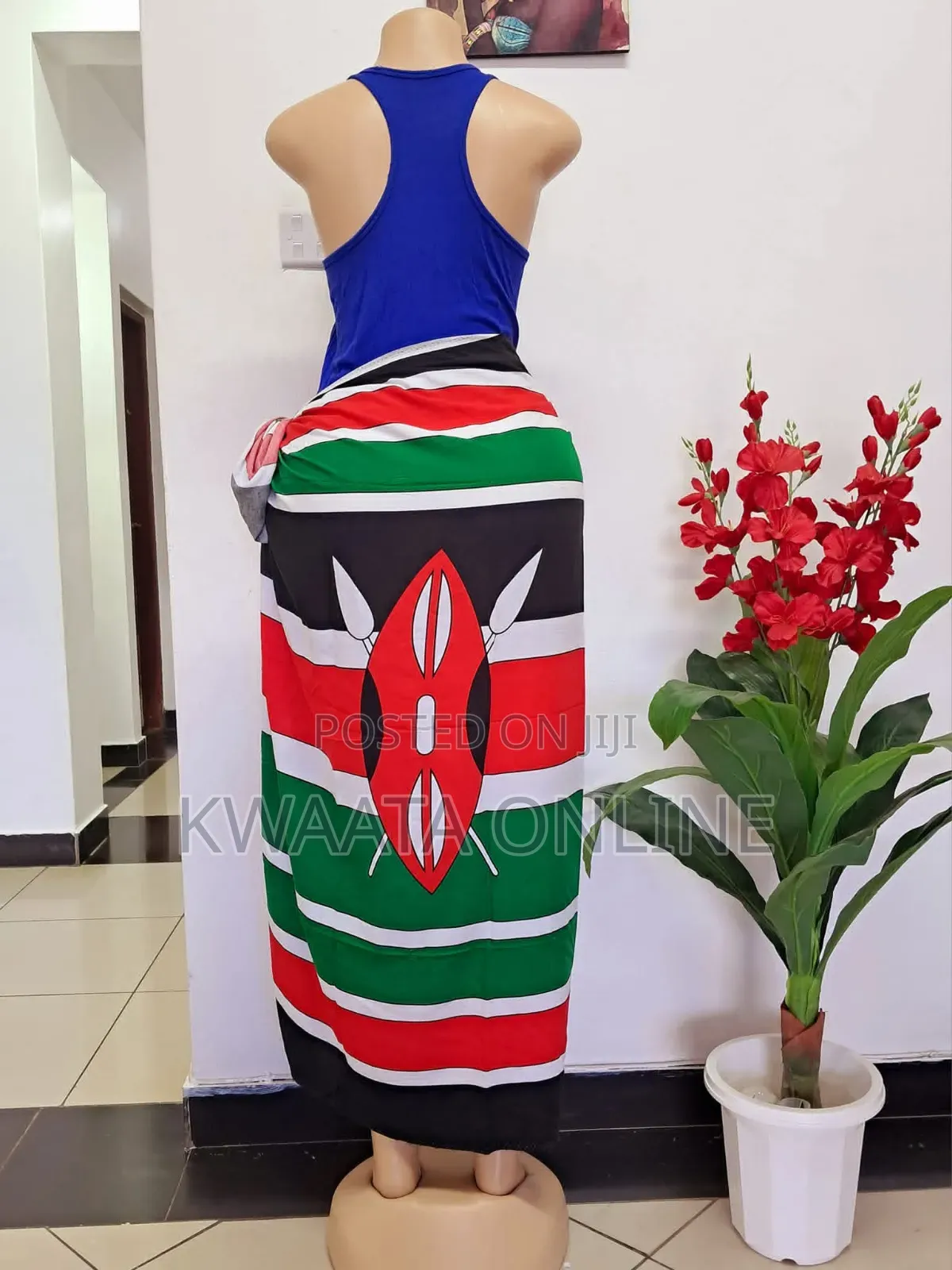 African Lesos, Sarong, Cover-up, Kikoi Neck Scarf Wrap And Shawl
