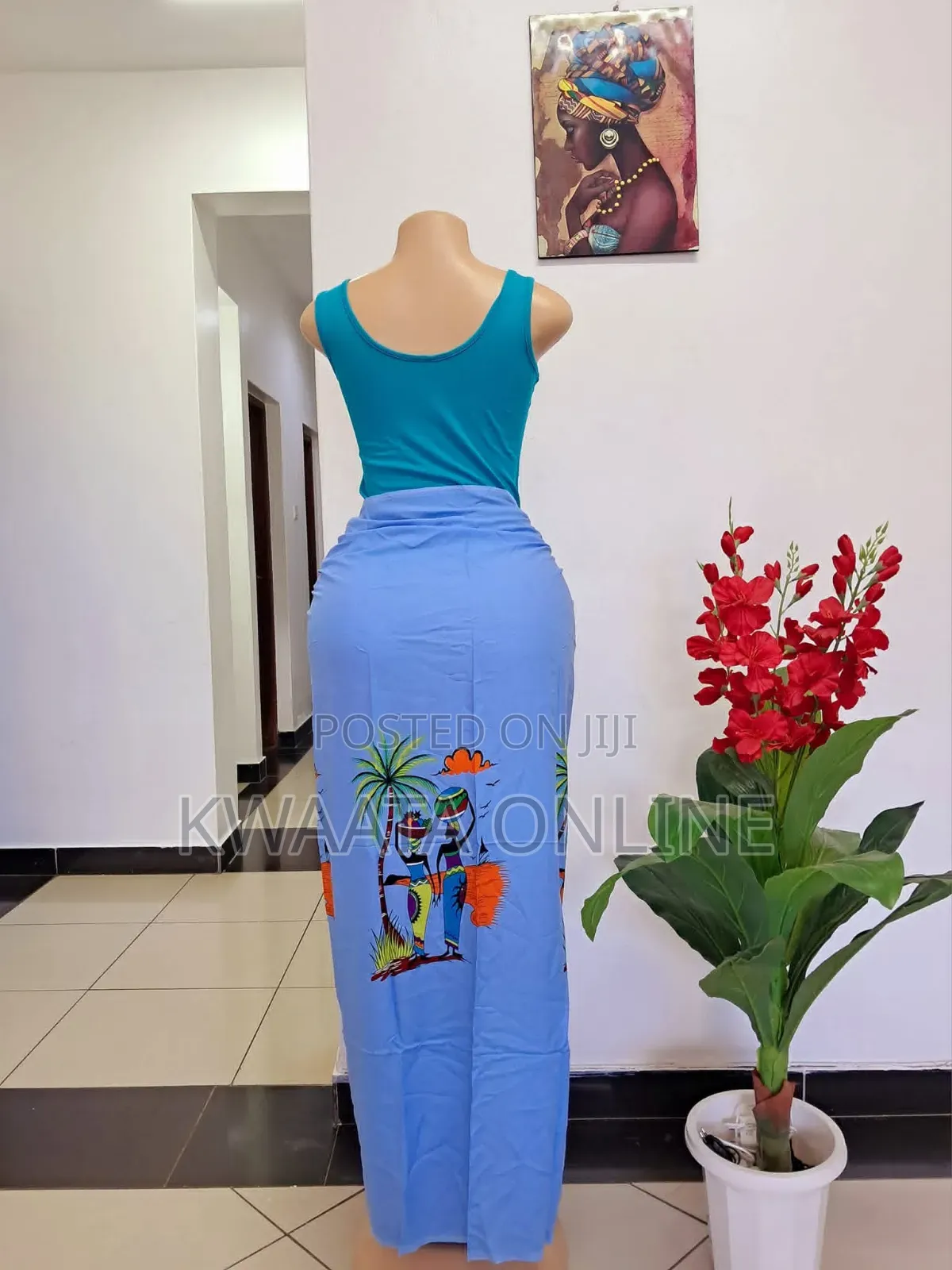 African Lesos, Sarong, Cover-up, Kikoi Neck Scarf Wrap And Shawl