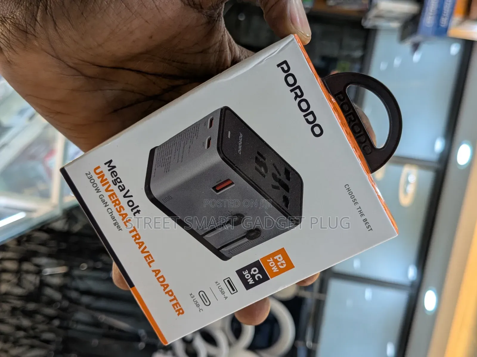 Porodo Mega Volt Universal Travel Adapter