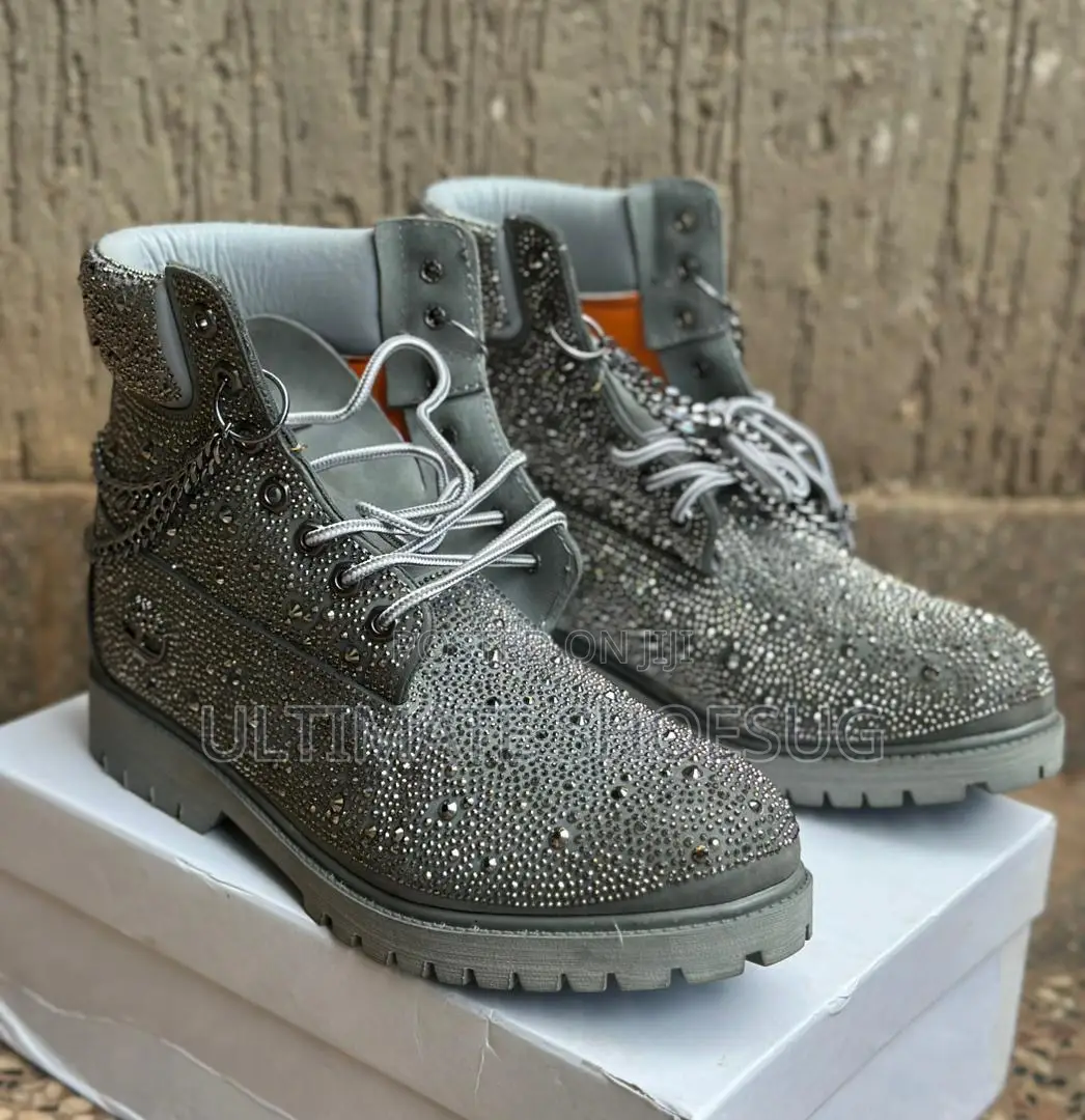 Timberland X Swarovksi Crystals Jungle Boots Brown