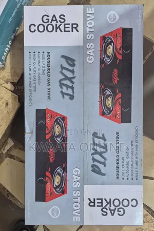 Pixel Double Burner Glass Gas Stove