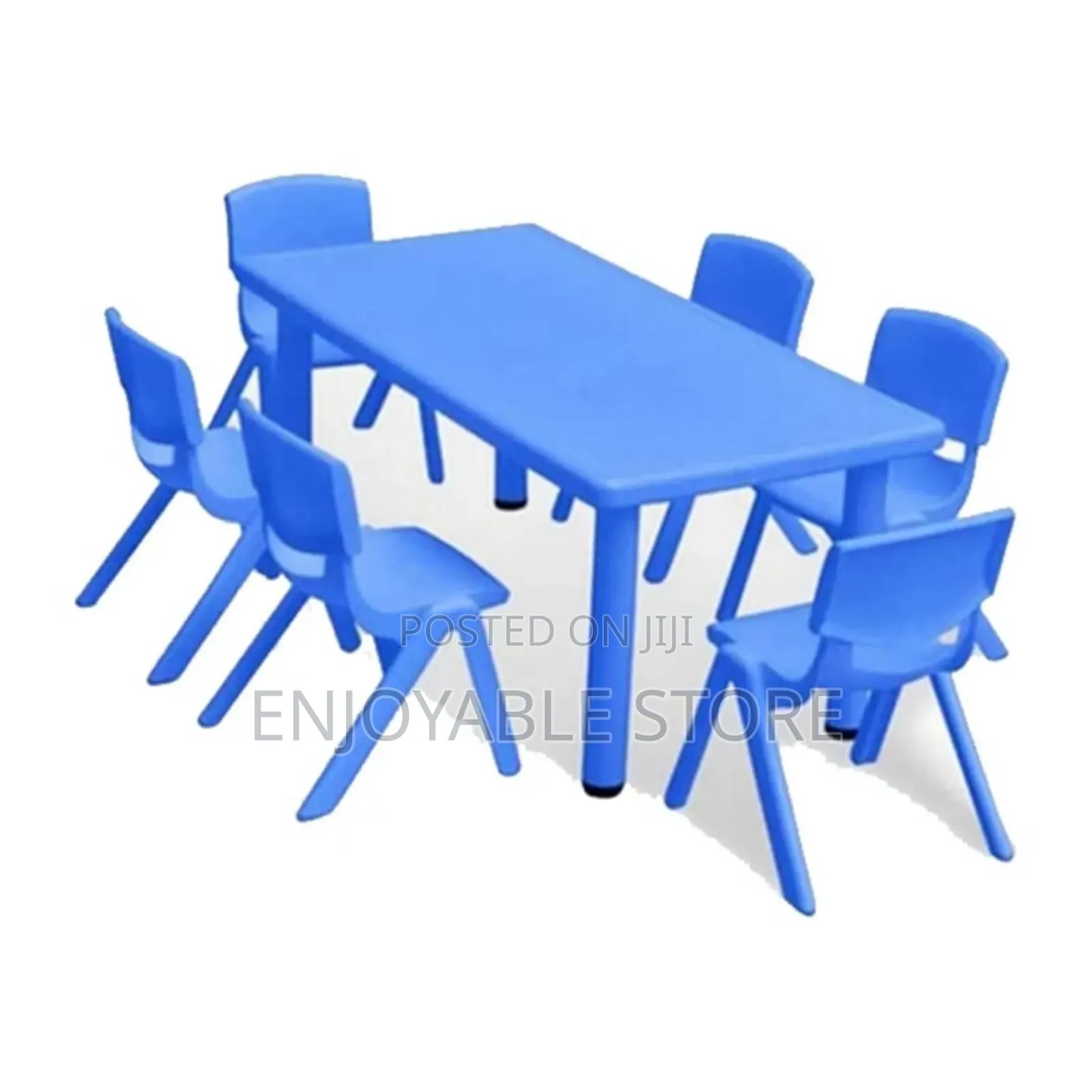 A Set of Plastic Kids Chairs and Table Plastic Kids Chairs and Table