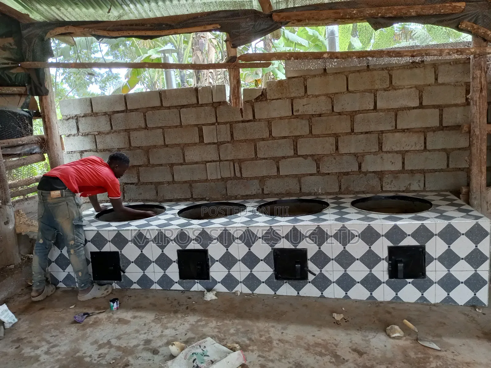 Commercial Firewood Saving Cooking Stove