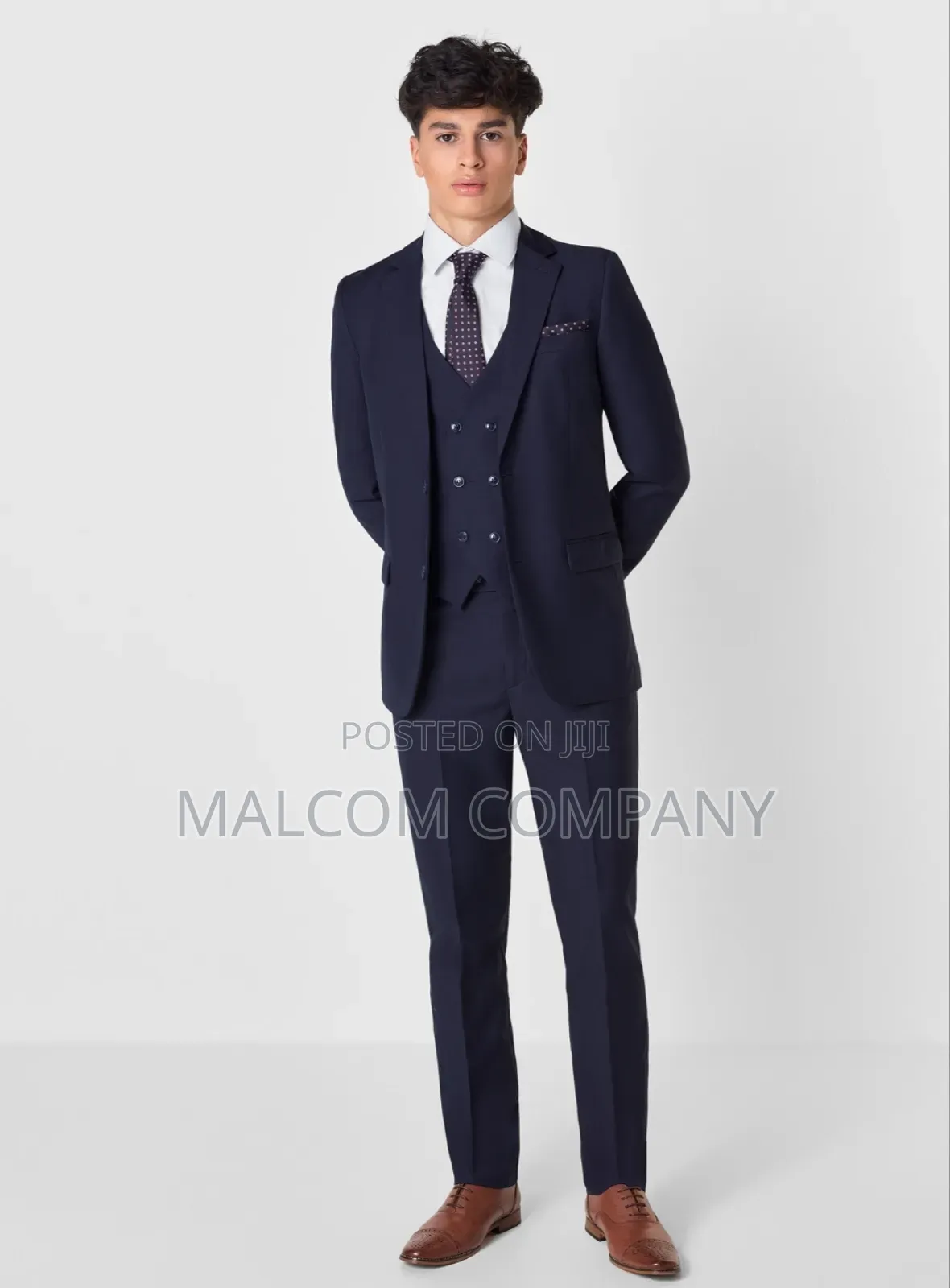Kids Boys Suits Navy Blue