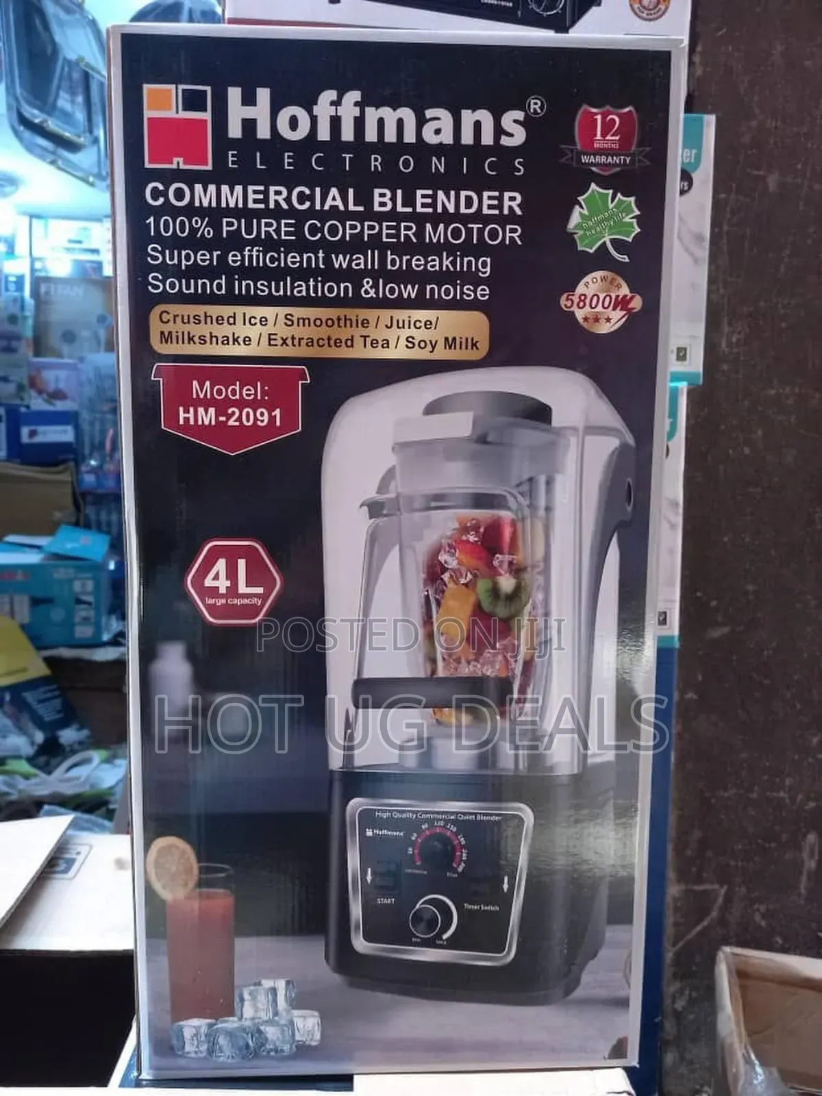 Hoffmans 4l Low Noise Silent Blender