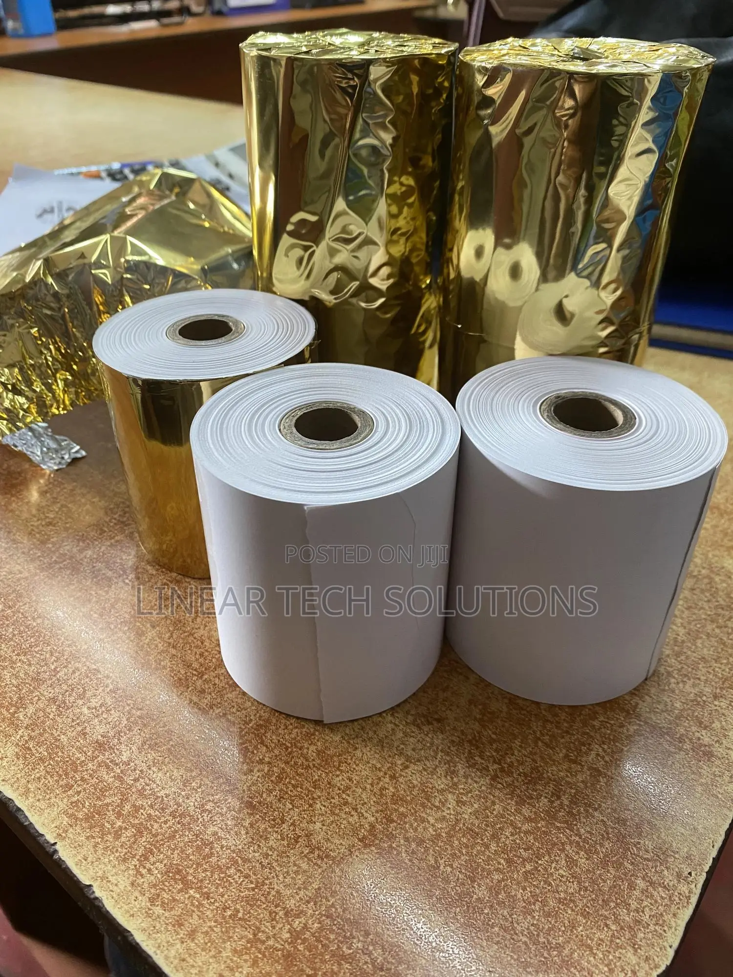 80mm) X 220' Thermal Cash Register Pos Receipt Paper 25 Rolls/Case