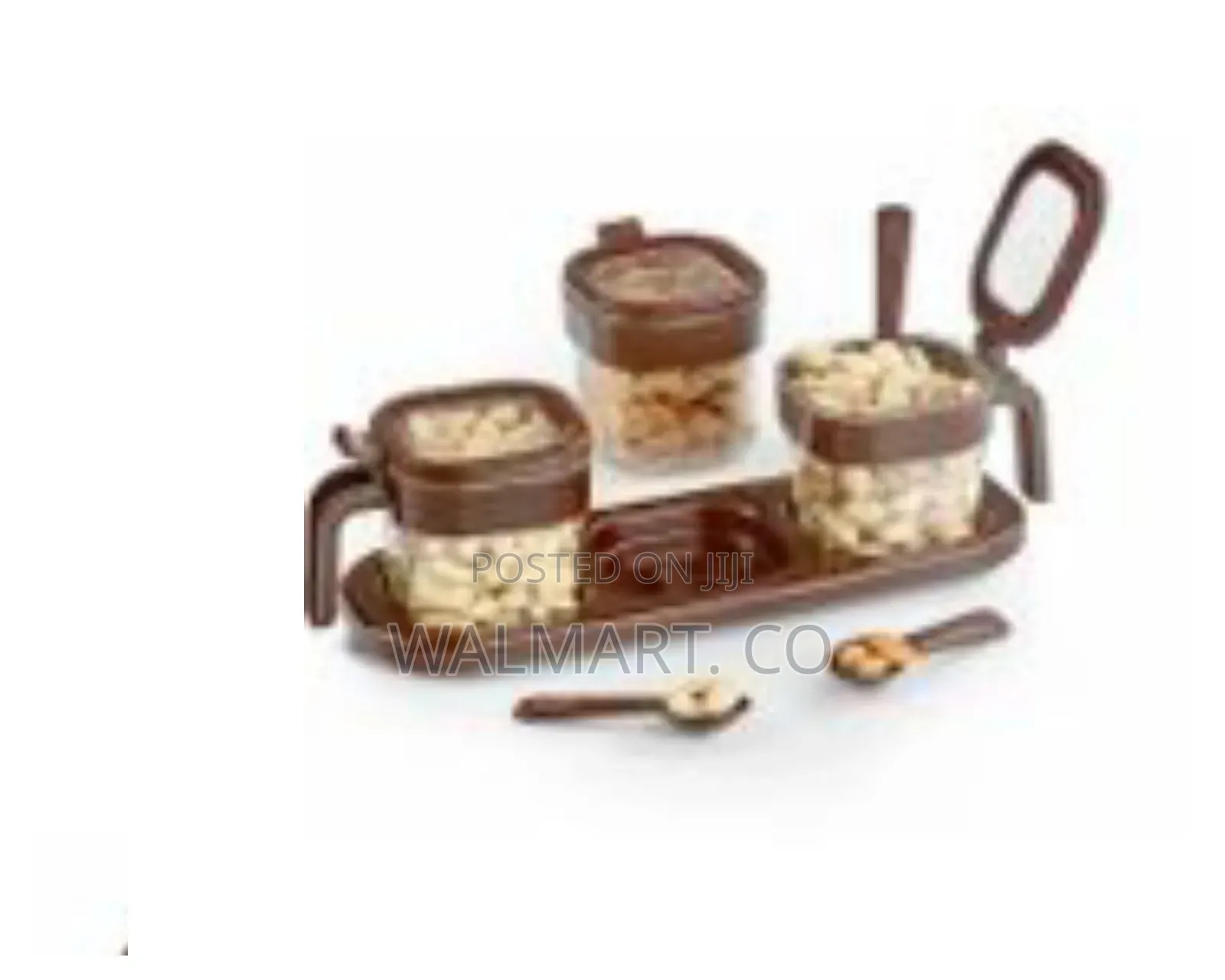 Multipurpose 3 in 1 Transparent Plastic Seasoning Box
